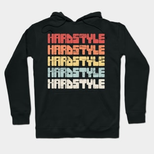 Retro Vintage HARDSTYLE Music Hoodie